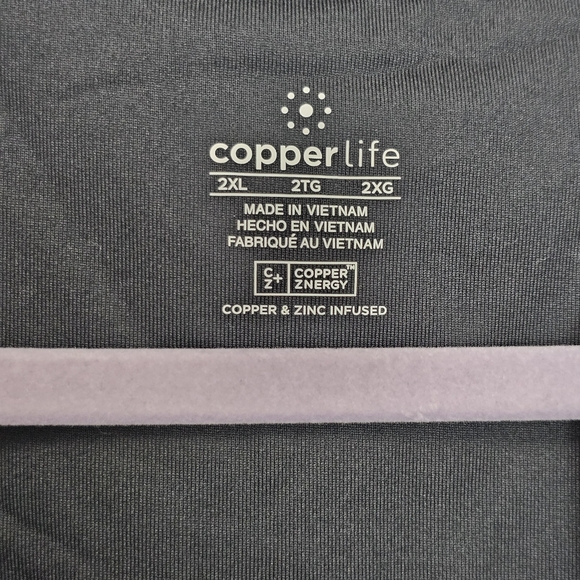 Tommie Copper Shirt Womens 2XL Lower Back Support Black - Picture 3 of 13